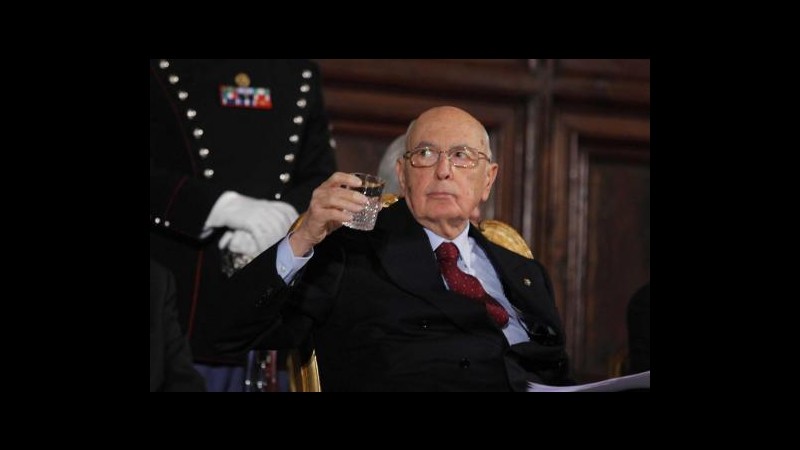 Napolitano: Sistema sanità pubblica segno civilità, non regredire