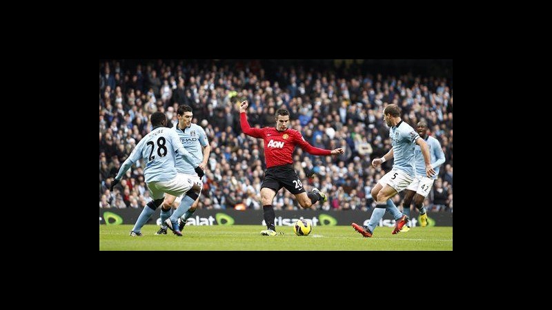 Premier League, derby di Manchester allo United. City ko 3-2 al 91′