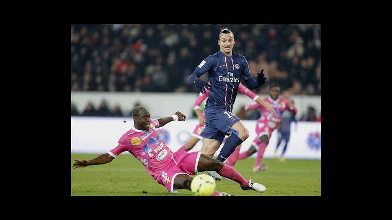 Ligue 1, Psg cala il poker con Evian: la firma di Ibra e Lavezzi