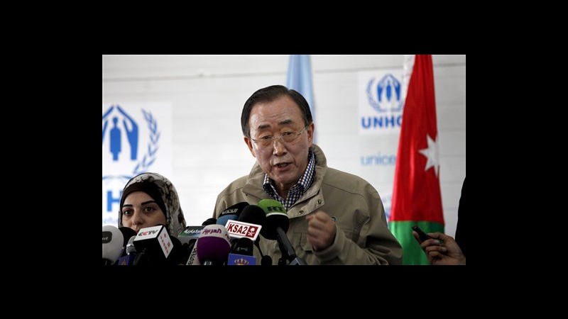 Ban Ki-moon: Uso armi chimiche in Siria sarebbe crimine vergognoso