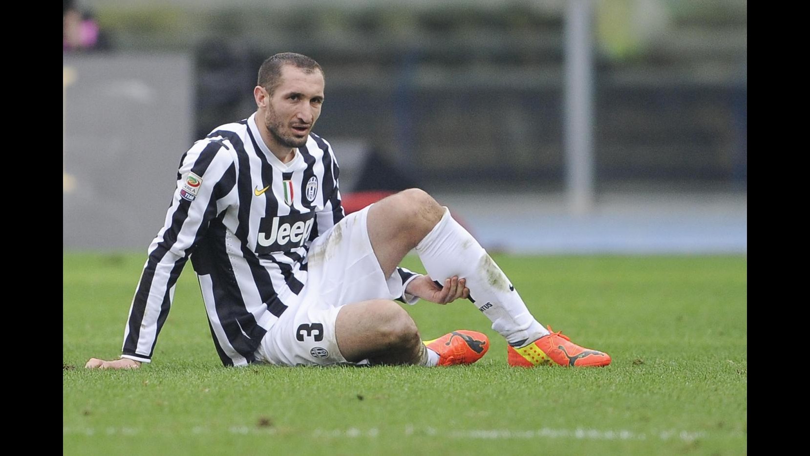 Juve, paura passata per Chiellini: solo infiammazione al soleo. Osvaldo influenzato