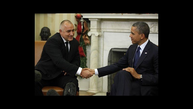 Obama incontra premier Bulgaria: Grazie per impegno in Afghanistan