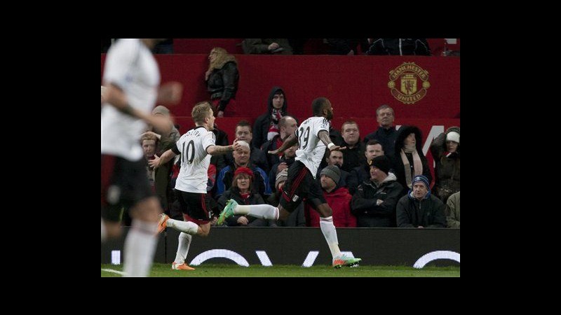 Premier League, Manchester Utd fermato in casa dal Fulham: Bent firma il 2-2 al 94′