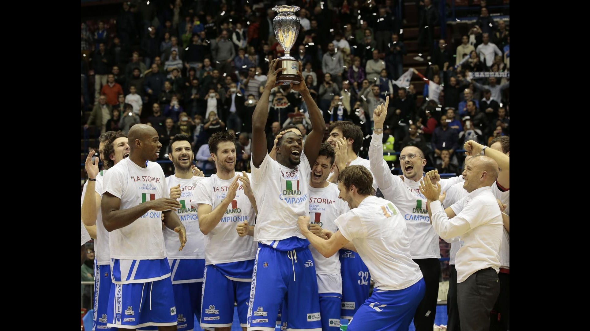 Final Eight Coppa Italia: Sassari trionfa in finale, Siena ko 80-73