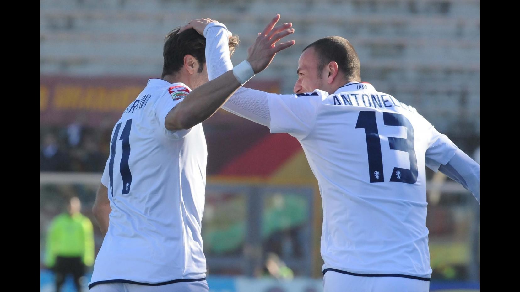 Serie A: al Genoa basta Antonelli, espugnata Livorno