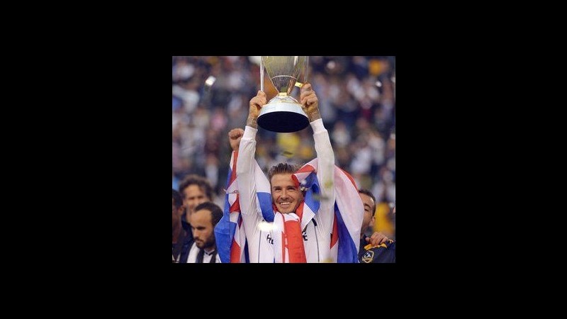 Beckham lascia Major League vincendo secondo titolo con i Galaxy