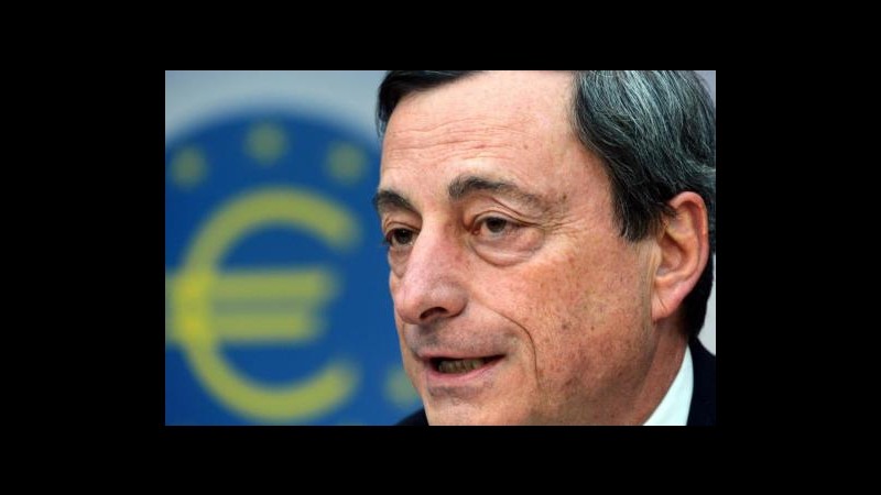 Draghi: Non c’è deflazione, ma Bce resta pronta ad agire