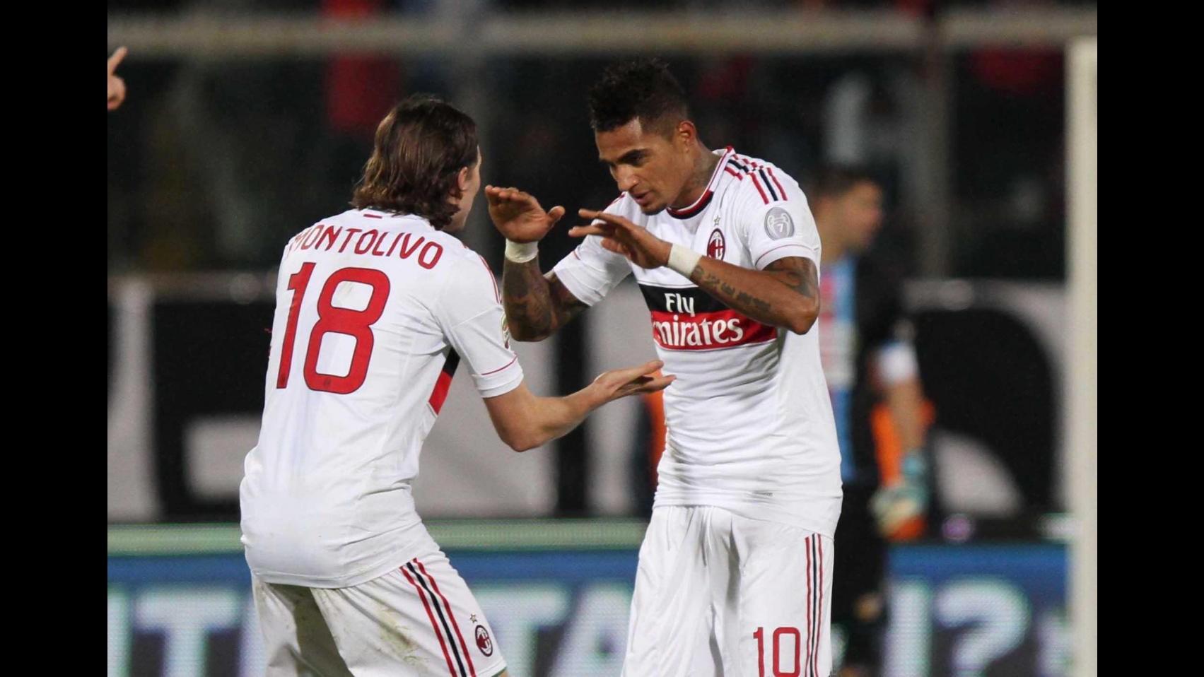 El Shaarawy e Boateng lanciano il Milan: Catania al tappeto 3-1