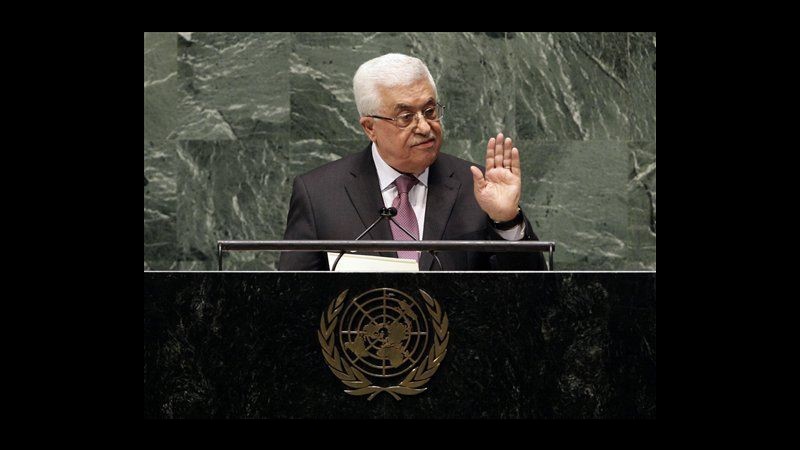 Abbas all’Onu: E’ il certificato di nascita della Palestina