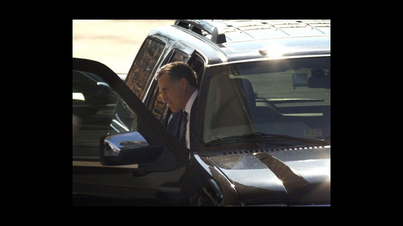 Usa, Mitt Romney alla Casa Bianca per pranzo con Obama