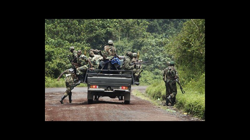 Congo, ribelli si ritirano da Sake, domani lasceranno Goma