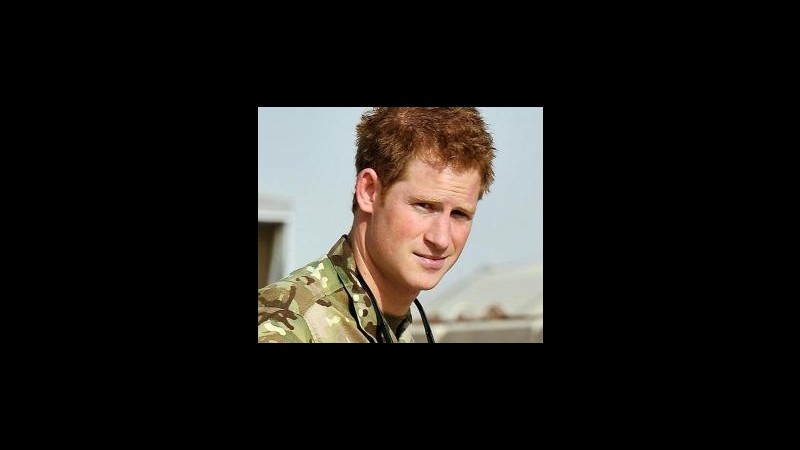 Stampa inglese: Principe Harry ha ucciso leader talebano in Afghanistan