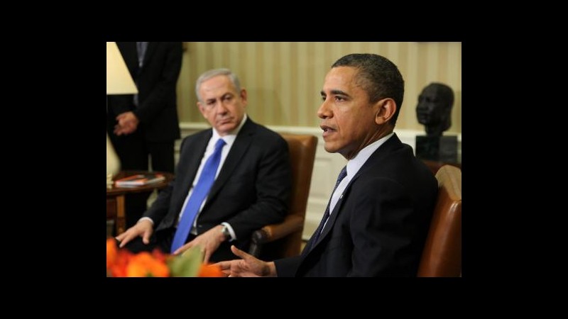 Medioriente, oggi Obama riceve Netanyahu alla Casa Bianca