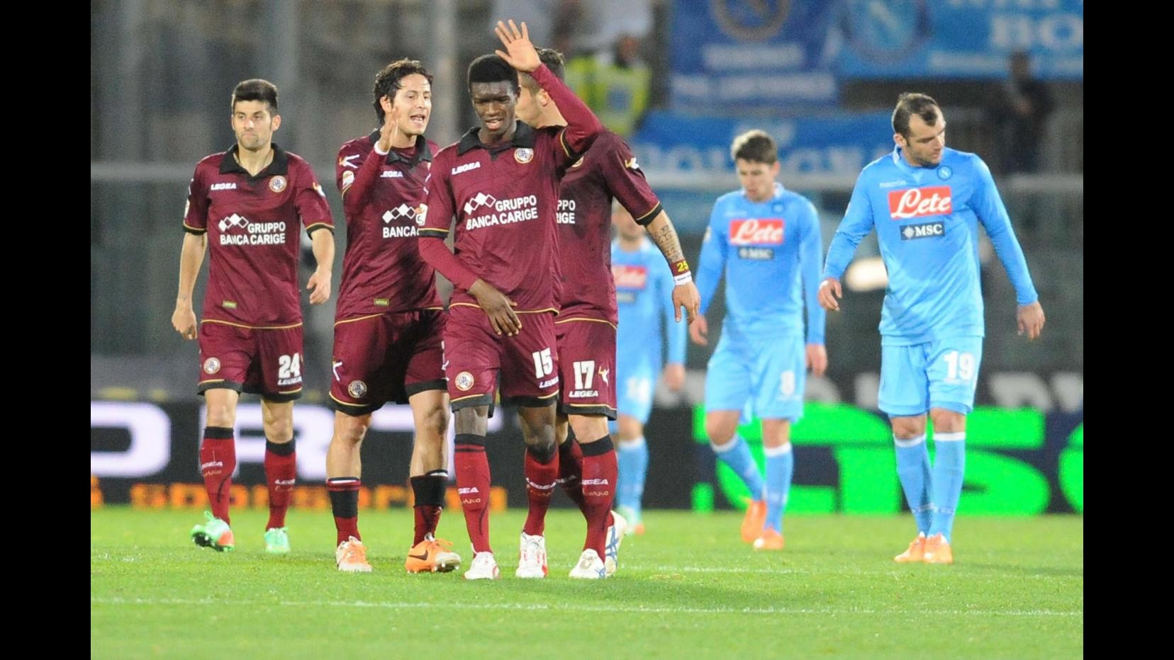 Serie A, Napoli frena ancora: a Livorno fatica e viene fermato sull’1-1