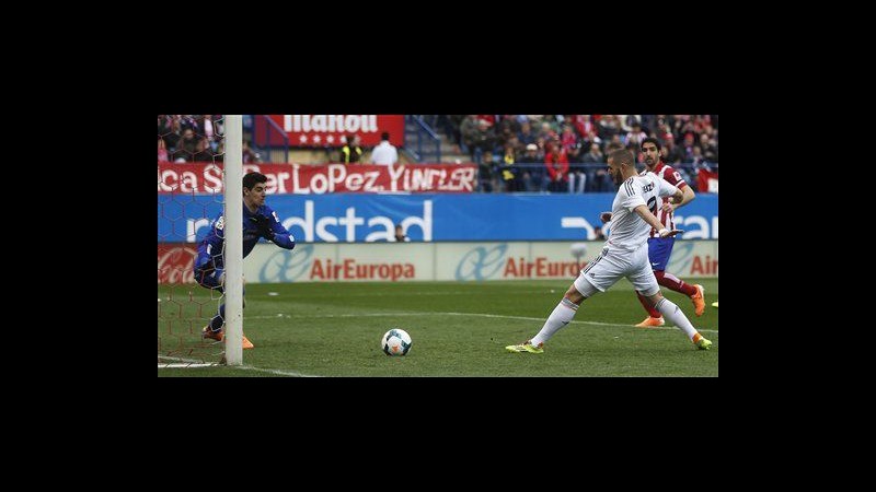 Liga, Atletico e Real chiudono derby di Madrid in pareggio: 2-2