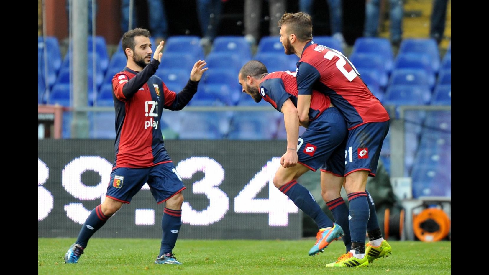 Serie A, il Genoa non si ferma più: Catania ko 2-0 a Marassi