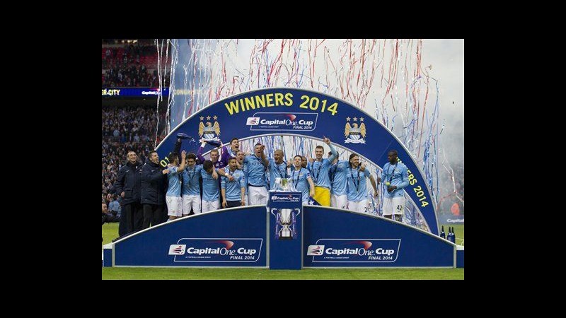 Coppa di Lega inglese, trionfa Manchester City: 3-1 al Sunderland in finale