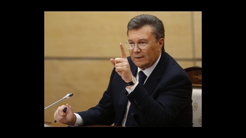 Ucraina, Yanukovych: Sono il presidente, continuo lotta. Crimea resti ucraina
