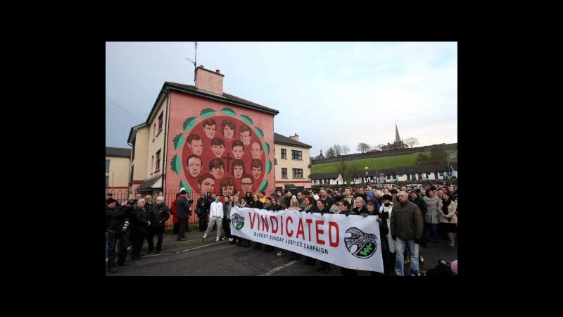 Nord Irlanda, polizia apre indagine su strage Bloody Sunday del 1972