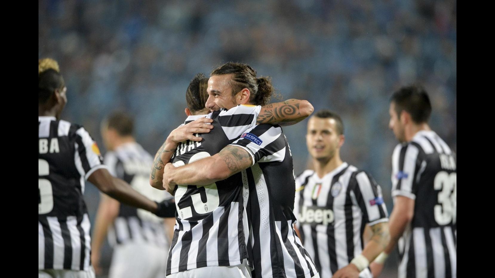 Europa League, Juve agli ottavi contro la Fiorentina: 2-0 in casa del Trabzonspor
