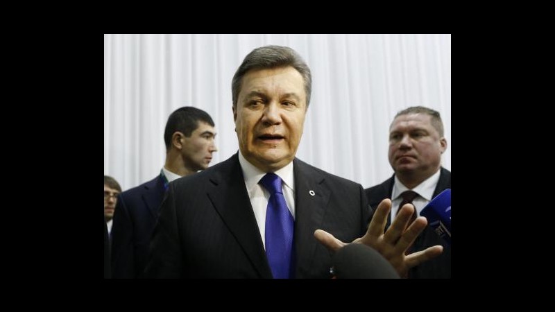 Ucraina, Yanukovych terrà conferenza stampa nel sud della Russia
