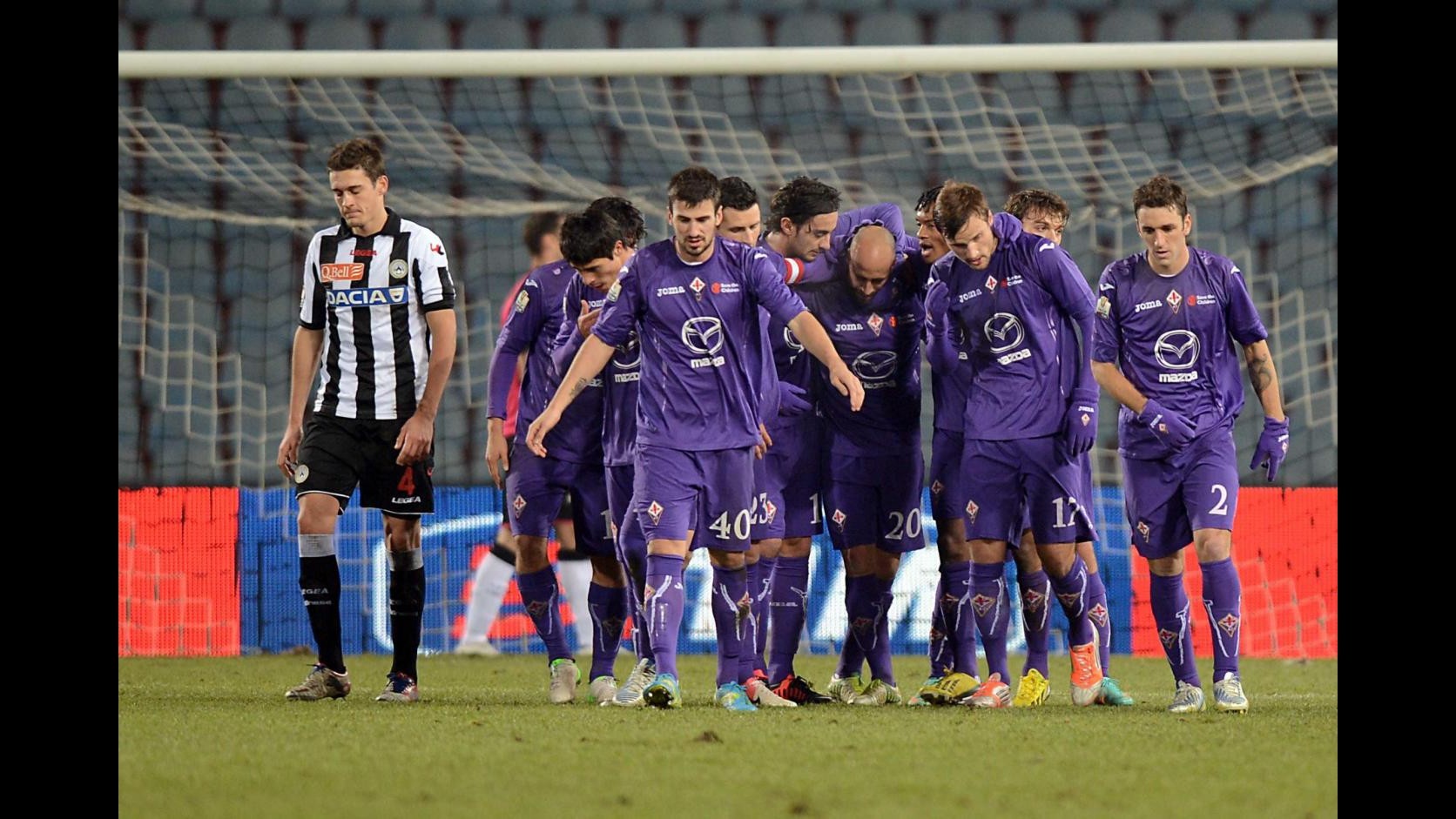 Coppa Italia, una cinica Fiorentina espugna Udine 1-0 e vola ai quarti