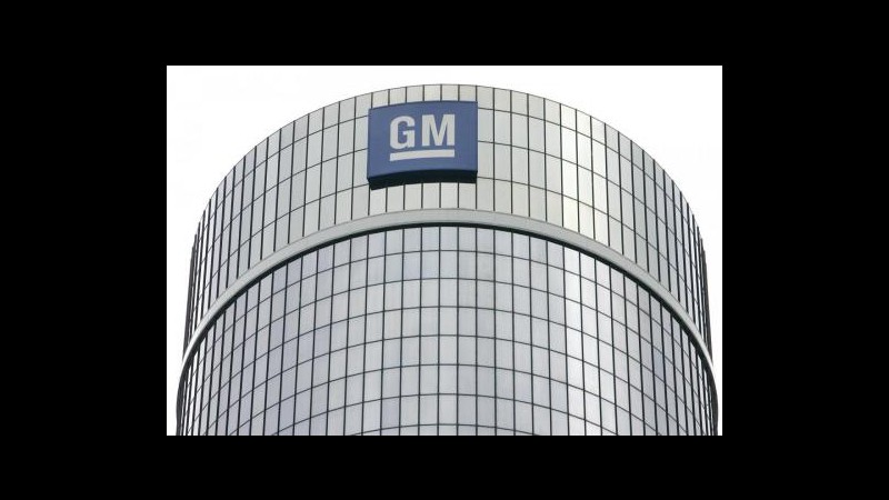 General Motors paga 5,5 mld dlr per riacquisto parte quota governo Usa
