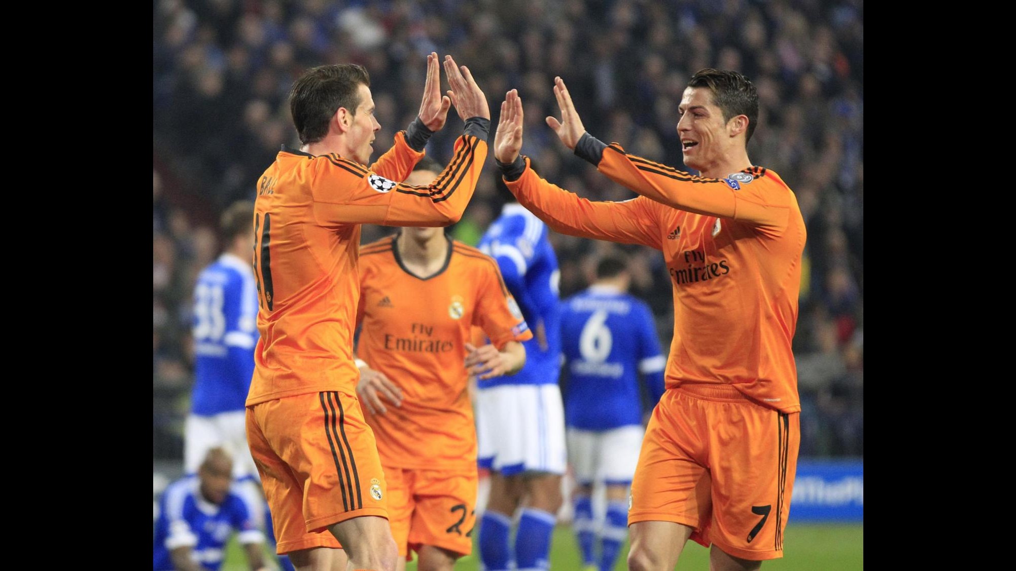 Champions League: Real passeggia in Germania, Schalke 04 travolto 6-1. Doppiette per Ronaldo, Bale e Benzema