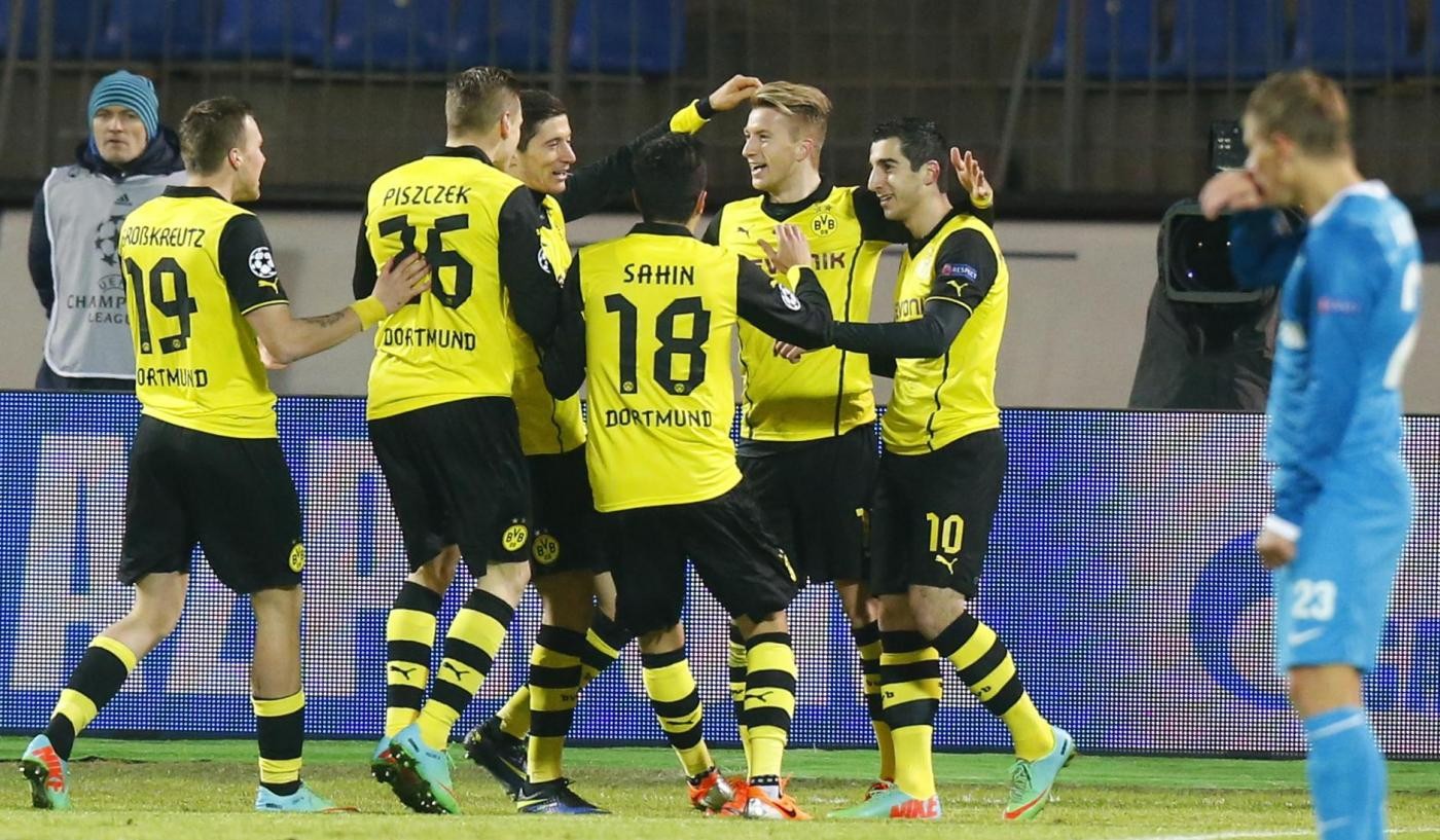 Champions League, Borussia Dortmund travolgente: 4-2 sul campo dello Zenit di Spalletti