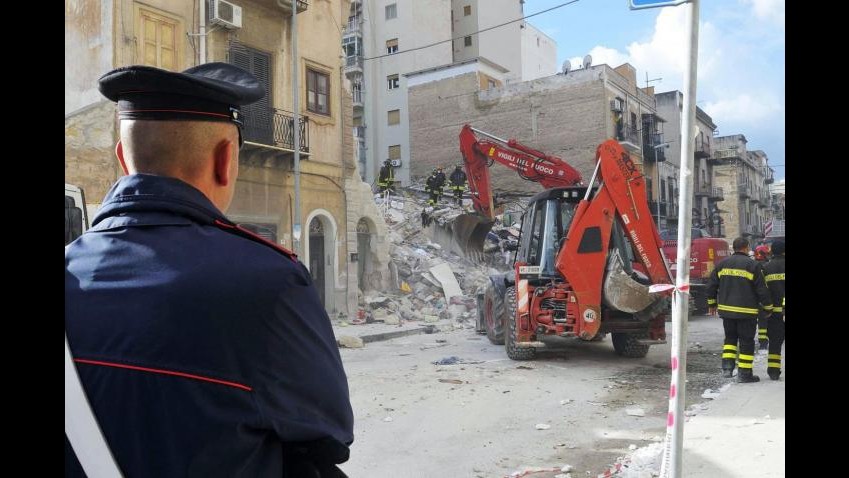 Palermo, crollate due palazzine nella notte: 4 morti
