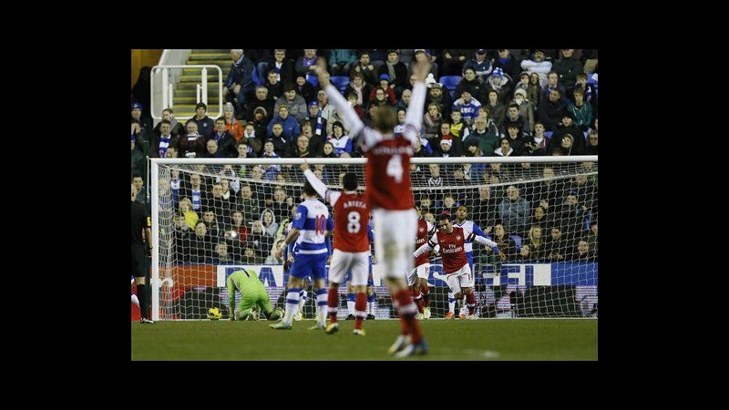 Premier League, Cazorla trascina Arsenal:5-2 a Reading, Gunners quinti