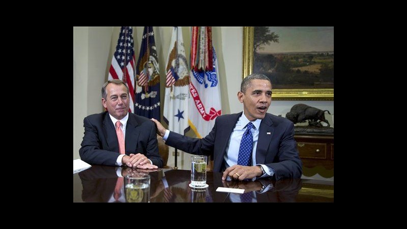 Usa, Obama e Boehner di nuovo a colloquio su fiscal cliff