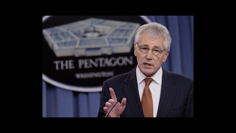 Usa, Hagel raccomanda maggiore riduzione esercito da anni ’40