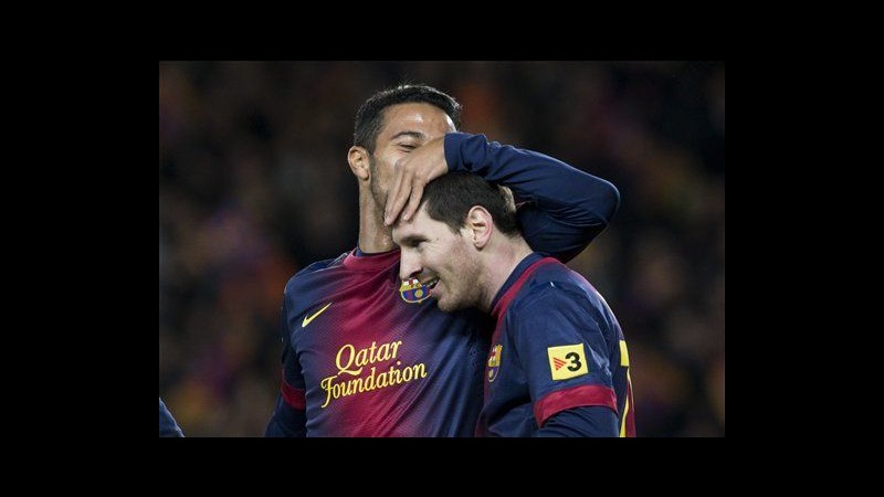 Barcellona batte Atletico e vola a +9, 90 gol Messi. Real pareggia