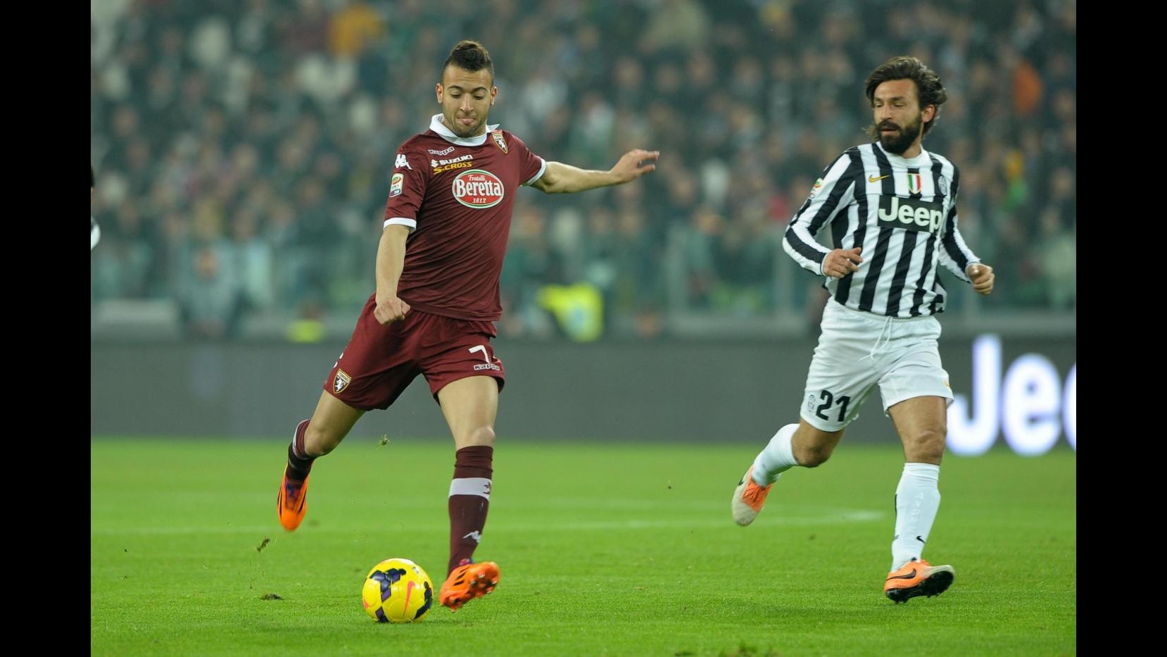 Calcio, El Kaddouri: Pirlo mi tocca, è rigore netto