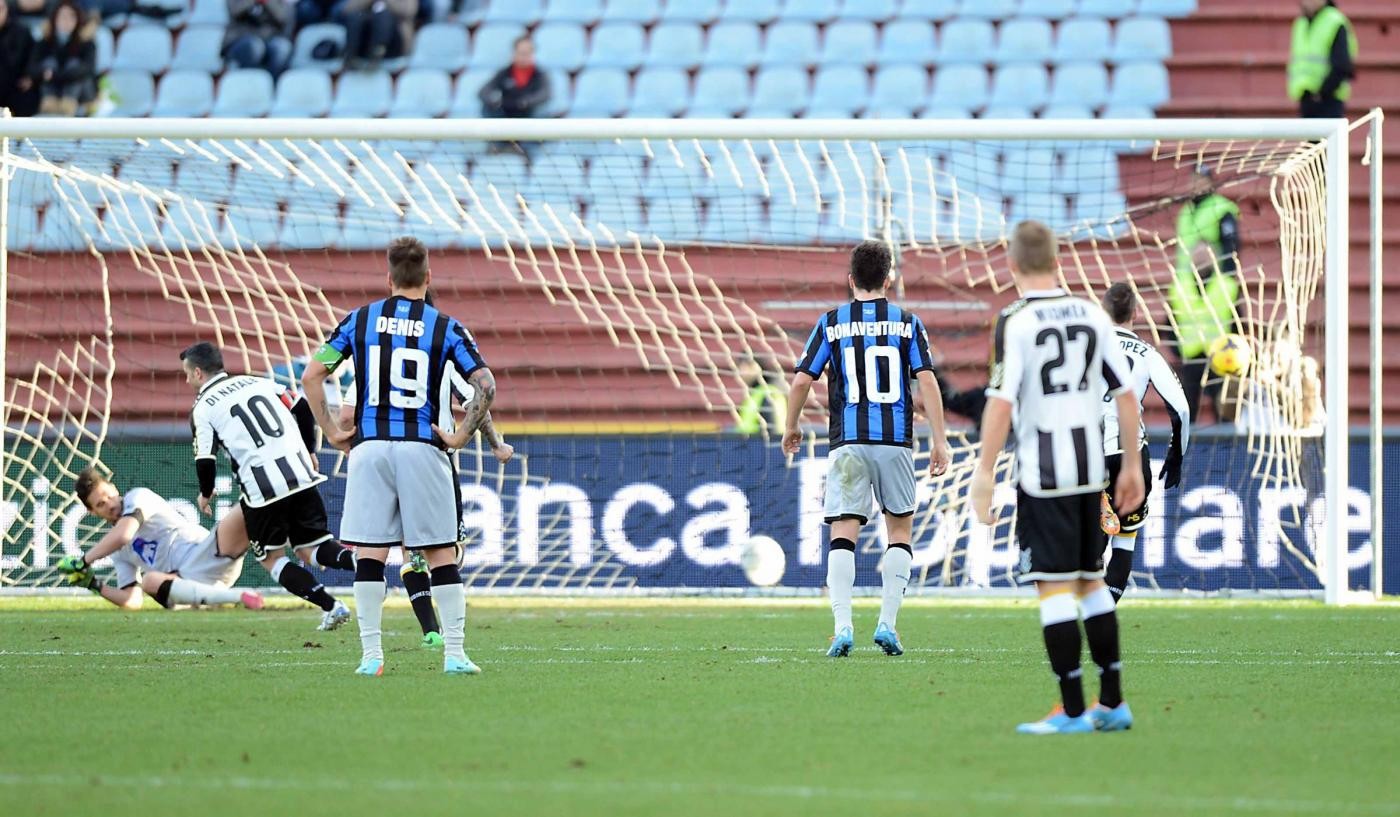 Serie A, a Brivio replica Di Natale: Udinese-Atalanta 1-1
