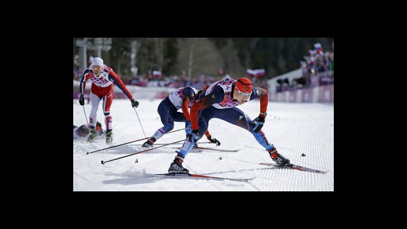 Sochi 2014, sci nordico: tripletta Russia nella 50km. Oro a Legkov, Clara 11°