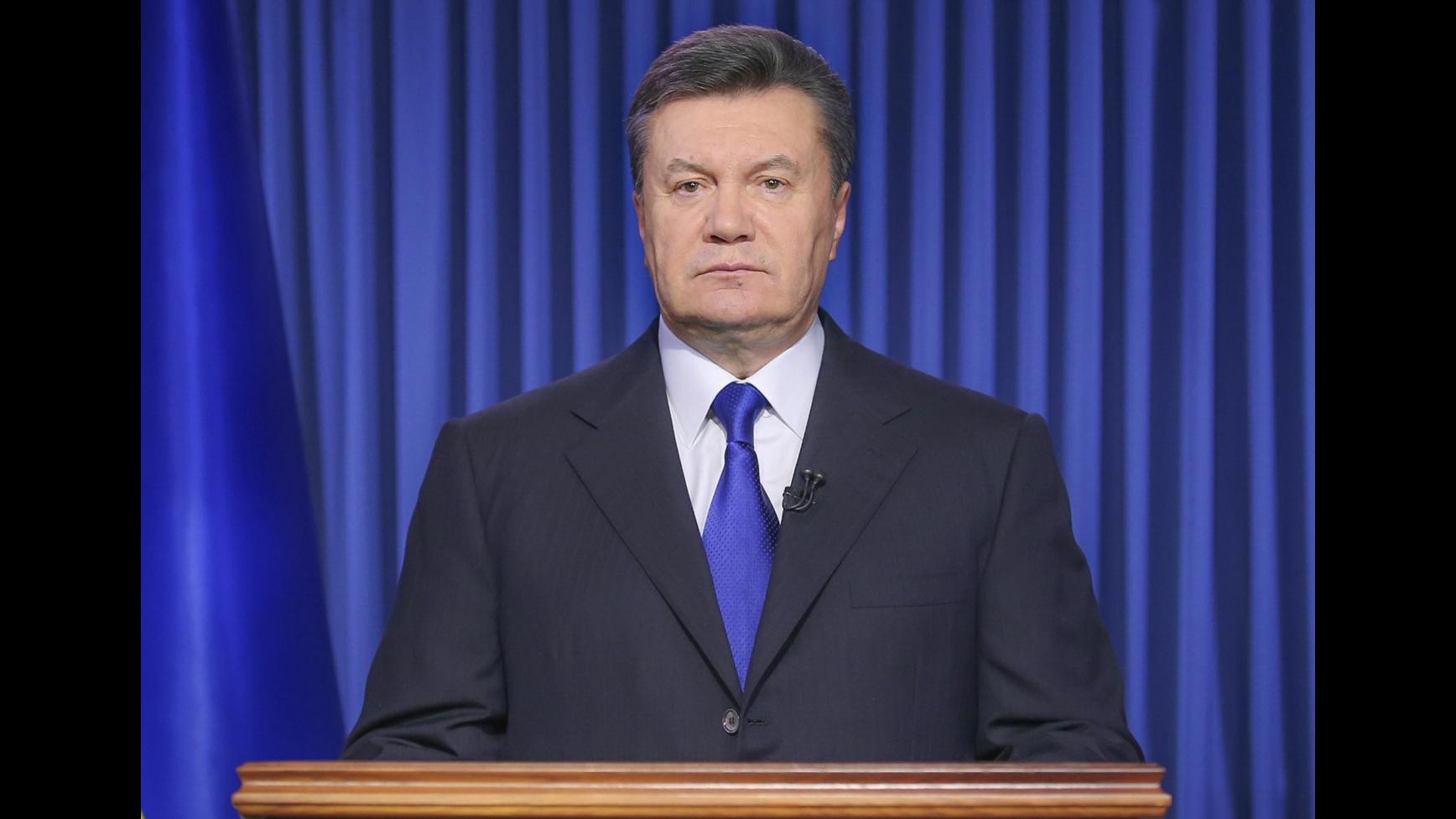 Ucraina, Yanukovych in tv: Non mi dimetto, a Kiev colpo di Stato