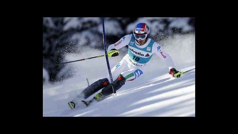 Sci, Moelgg terzo nello slalom di Adelboden vinto da Hirscher