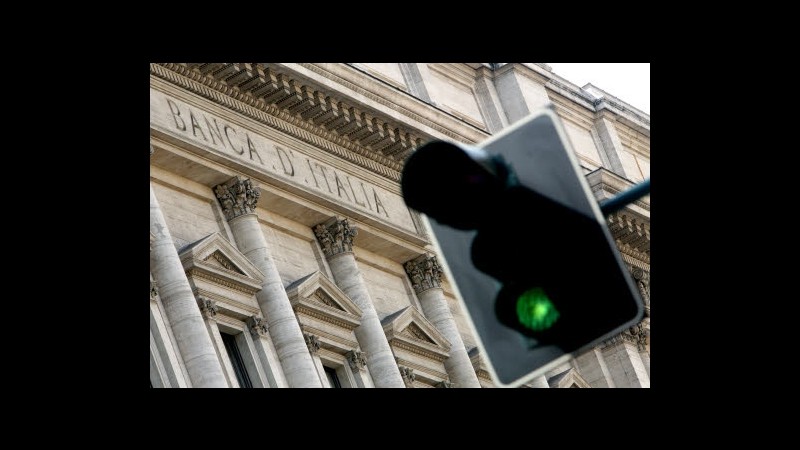 Banche, Bankitalia: Possibile calo sofferenze nei prossimi trimestri