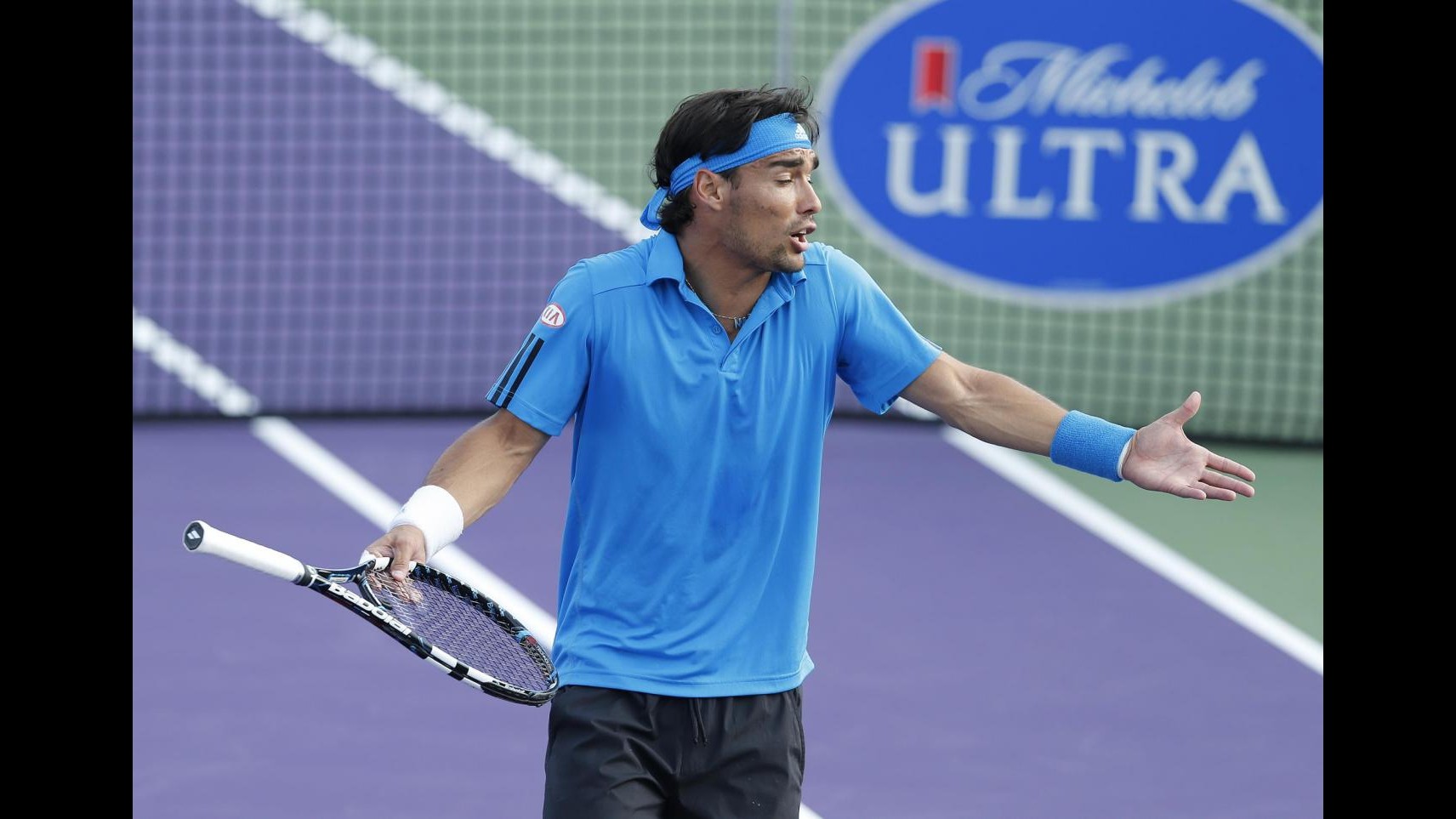 Atp Miami: Fognini si arrende a Nadal, ko agli ottavi in due set
