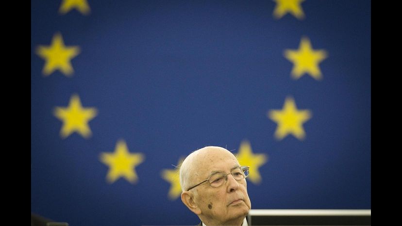 Napolitano: Unità europea non va screditata o attaccata