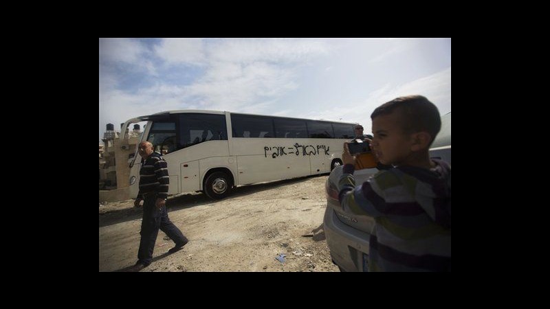 Medioriente,a Gerusalemme Est danneggiate oltre 30 auto di palestinesi