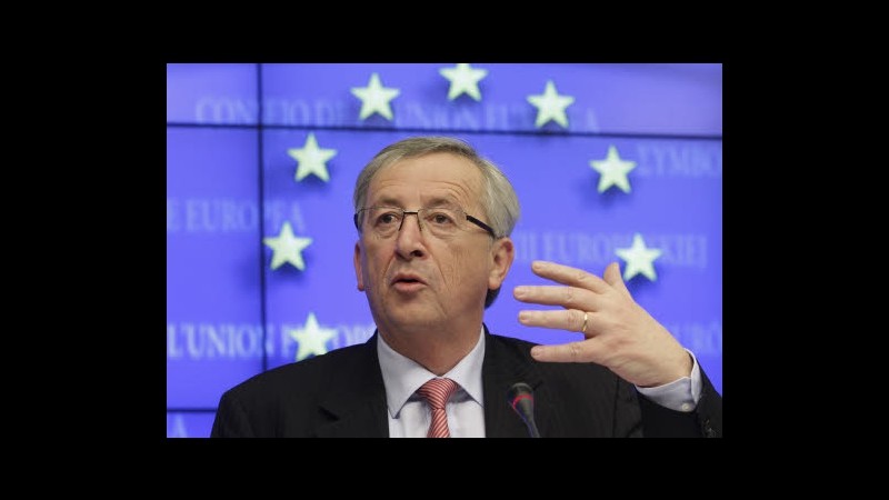 Juncker: Stiamo sottovalutando disoccupazione, è enorme tragedia