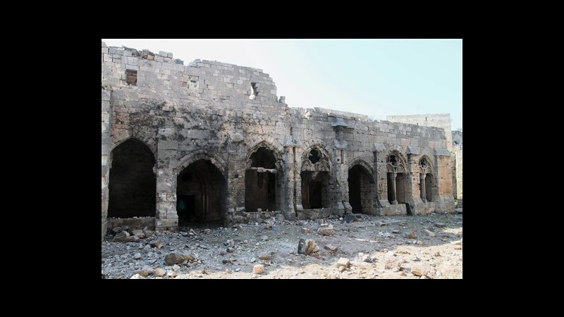 Siria, esercito: Uccisi 93 ribelli in fuga da cittadella Crociate
