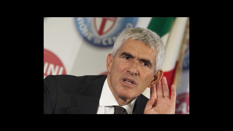 Elezioni, Casini: Pdl-Lega è l’accordo della disperazione