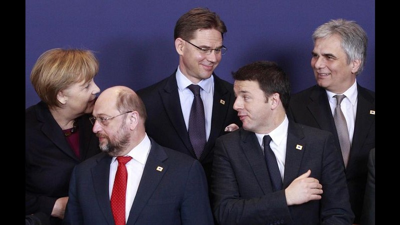 Ucraina, Renzi: No emergenza energetica Italia Van Rompuy: Misure mirate, ma no uso forza