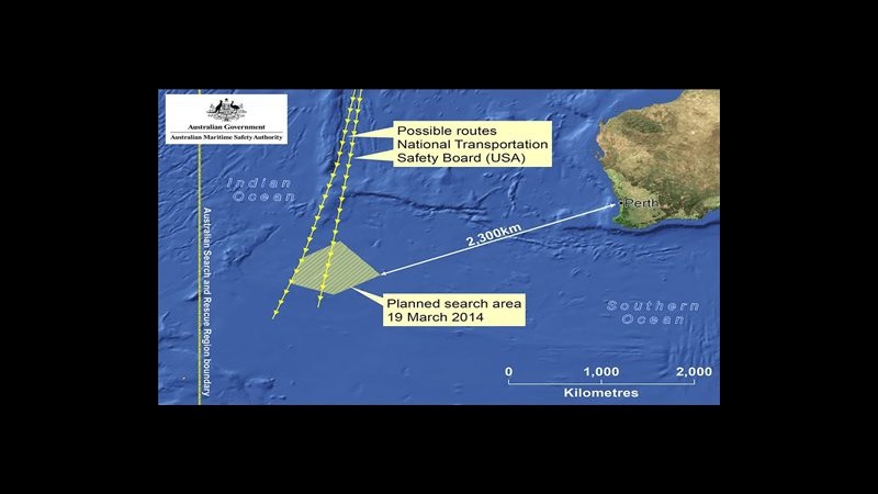 Aereo disperso, Australia: Forse trovati 2 oggetti a 2.500 km da Perth