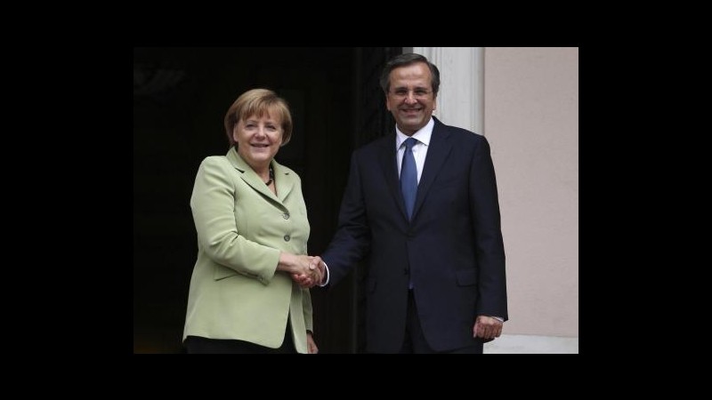 Grecia, martedì Samaras incontrerà Merkel a Berlino