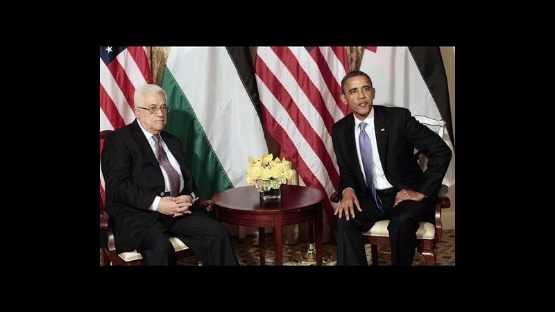 Medioriente, Obama incontra Abbas: Assumersi rischi per fare passi avanti